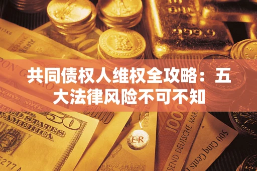 武汉共同债权人维权全攻略：五大法律风险不可不知