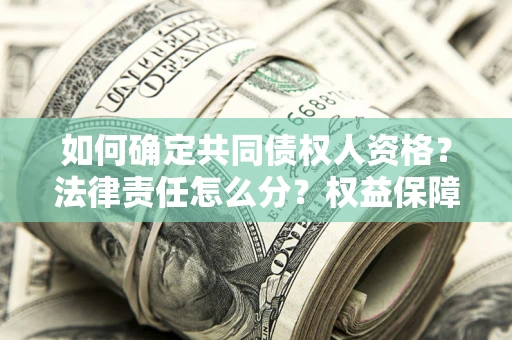 武汉如何确定共同债权人资格？法律责任怎么分？权益保障技巧揭秘！