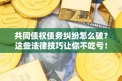 武汉共同债权债务纠纷怎么破？这些法律技巧让你不吃亏！
