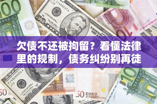 武汉欠债不还被拘留？看懂法律里的规制，债务纠纷别再徒劳奔波