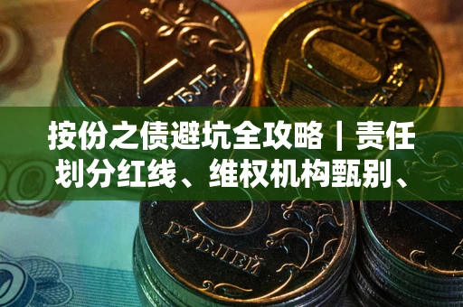 武汉按份之债避坑全攻略｜责任划分红线、维权机构甄别、纠纷处理全流程拆解