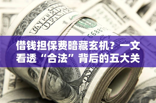 武汉借钱担保费暗藏玄机？一文看透“合法”背后的五大关键陷阱