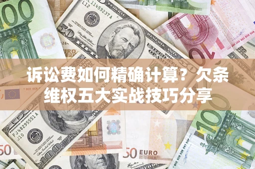 武汉诉讼费如何精确计算？欠条维权五大实战技巧分享