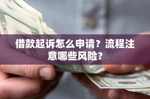 武汉借款起诉怎么申请？流程注意哪些风险？