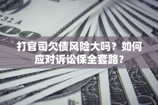 武汉打官司欠债风险大吗？如何应对诉讼保全套路？