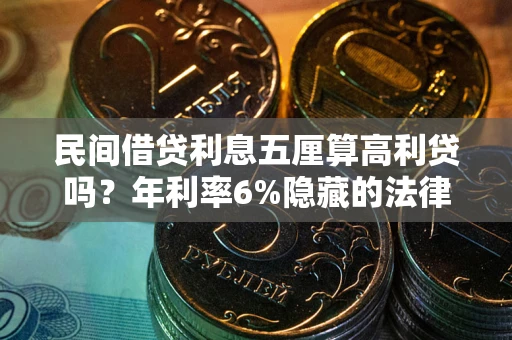 武汉民间借贷利息五厘算高利贷吗？年利率6%隐藏的法律风险全解析