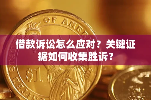 武汉借款诉讼怎么应对？关键证据如何收集胜诉？